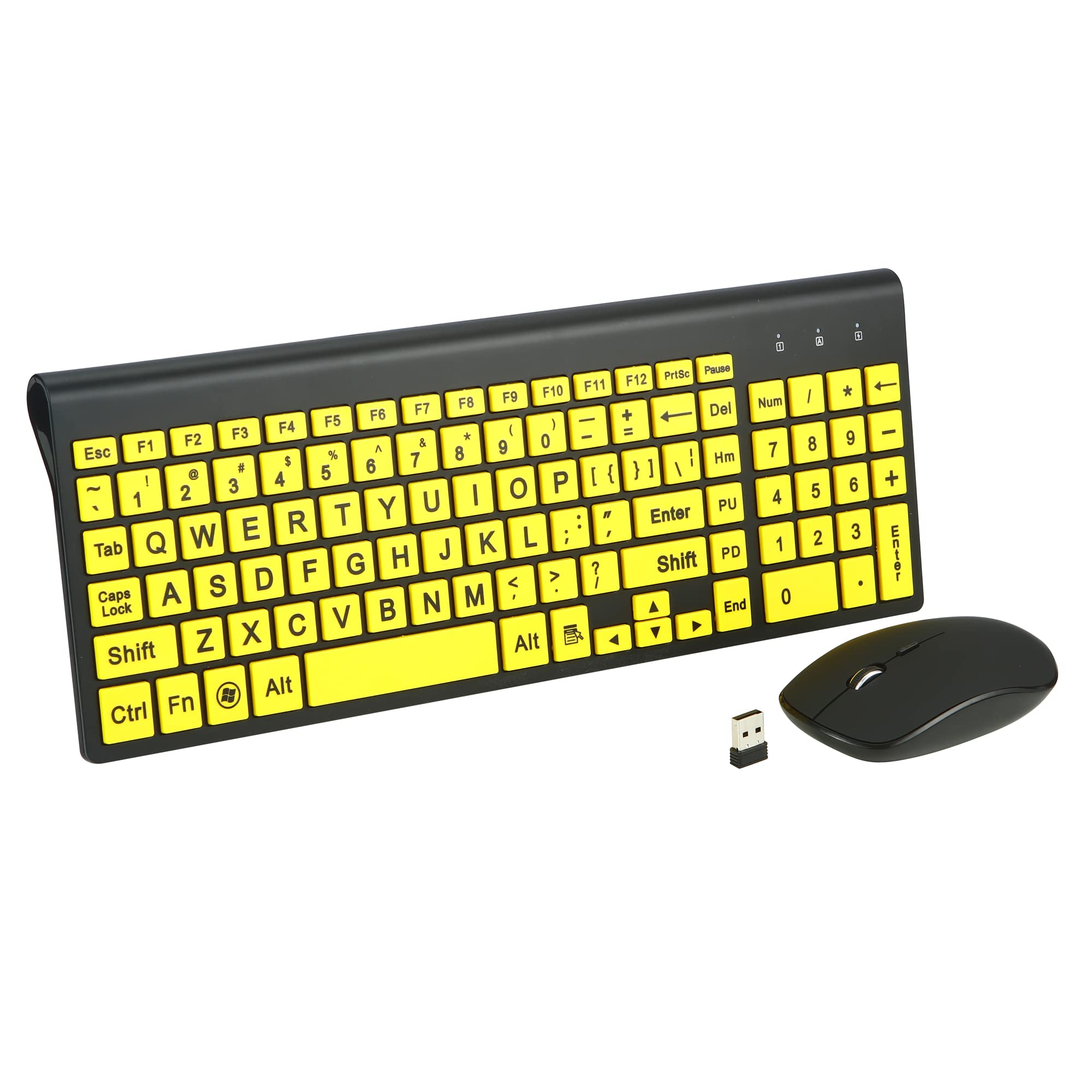 Amazon.com: FONICER Full Size Large Print 2.4g Wireless Keyboard